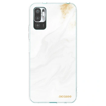 Picasee silikónový prehľadný obal pre Xiaomi Redmi Note 10 5G - White