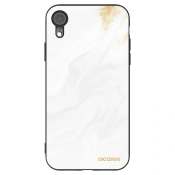 Picasee silikónový čierny obal pre Apple iPhone XR - White