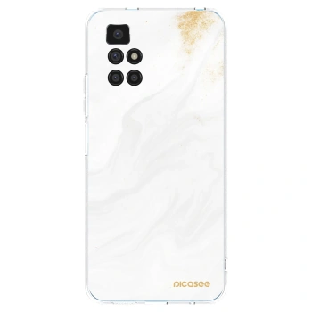 Picasee silikónový prehľadný obal pre Xiaomi Redmi 10 - White