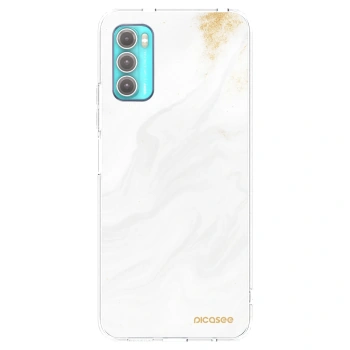 Picasee silikónový prehľadný obal pre Motorola Moto G60 - White