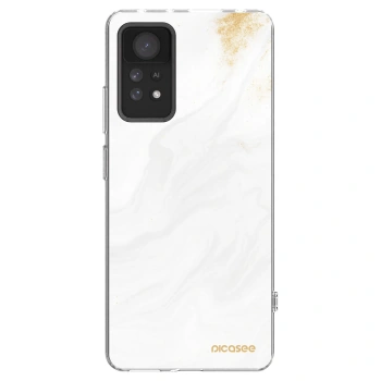 Picasee silikónový prehľadný obal pre Xiaomi Redmi Note 11 Pro - White