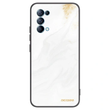 Picasee silikónový čierny obal pre OPPO Reno 5 5G - White