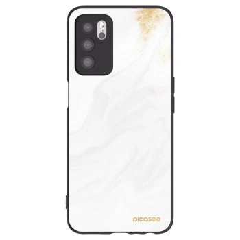 Picasee silikónový čierny obal pre OPPO A16s - White
