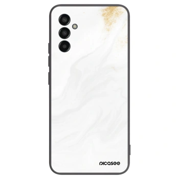 Picasee silikónový čierny obal pre Samsung Galaxy M13 M135F - White