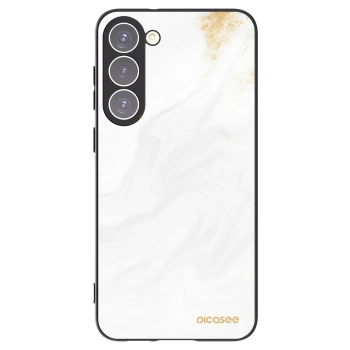 Picasee silikónový čierny obal pre Samsung Galaxy S23+ 5G - White