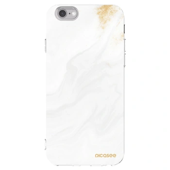 Picasee silikónový prehľadný obal pre Apple iPhone 6/6S - White