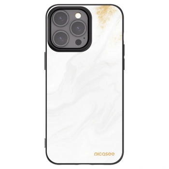 Picasee silikónový čierny obal pre Apple iPhone 15 Pro Max - White