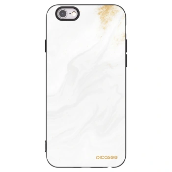 Picasee silikónový čierny obal pre Apple iPhone 6/6S - White