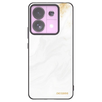 Picasee silikónový čierny obal pre Xiaomi Redmi Note 13 Pro 5G - White