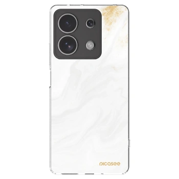 Picasee silikónový prehľadný obal pre Xiaomi Redmi Note 13 4G - White