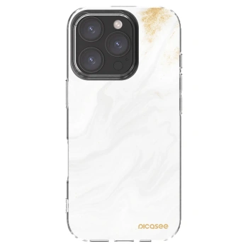 Picasee silikónový prehľadný obal pre Apple iPhone 16 Pro - White