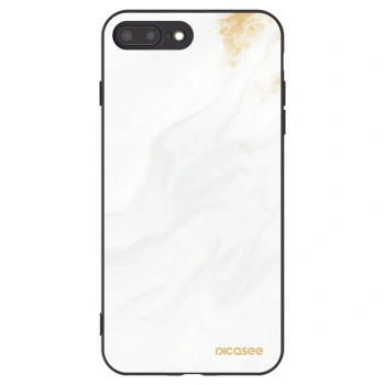 Picasee silikónový čierny obal pre Apple iPhone 7 Plus - White