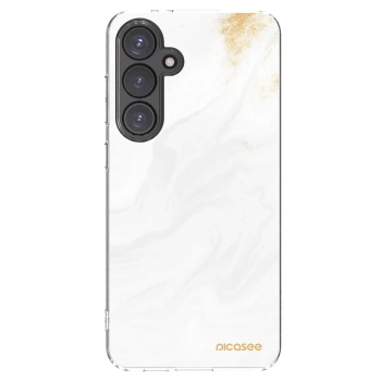 Picasee silikónový prehľadný obal pre Samsung Galaxy S24 FE S721B - White
