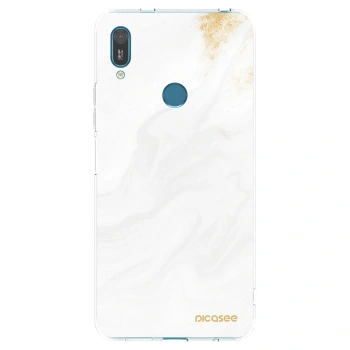 Picasee silikónový prehľadný obal pre Huawei Y7 2019 - White