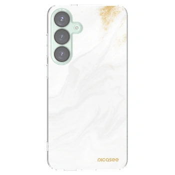 Picasee silikónový prehľadný obal pre Samsung Galaxy S25+ 5G - White