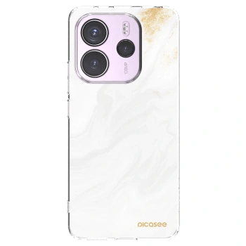 Picasee silikónový prehľadný obal pre Xiaomi Redmi Note 14 4G - White