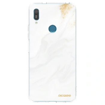 Picasee silikónový prehľadný obal pre Huawei Y6 2019 - White