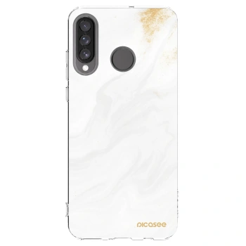 Picasee silikónový prehľadný obal pre Huawei P30 Lite - White