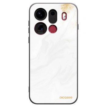 Picasee silikónový čierny obal pre OPPO Find X9 Pro - White