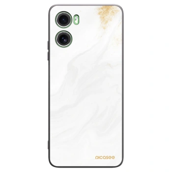Picasee silikónový čierny obal pre Motorola Moto G06 - White
