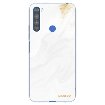Picasee silikónový prehľadný obal pre Xiaomi Redmi Note 8T - White