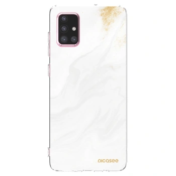 Picasee silikónový prehľadný obal pre Samsung Galaxy A71 A715F - White