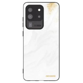 Picasee silikónový čierny obal pre Samsung Galaxy S20 Ultra 5G G988F - White