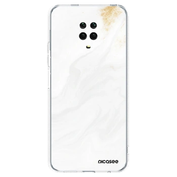 Picasee silikónový prehľadný obal pre Xiaomi Redmi Note 9S - White