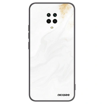 Picasee silikónový čierny obal pre Xiaomi Redmi Note 9S - White