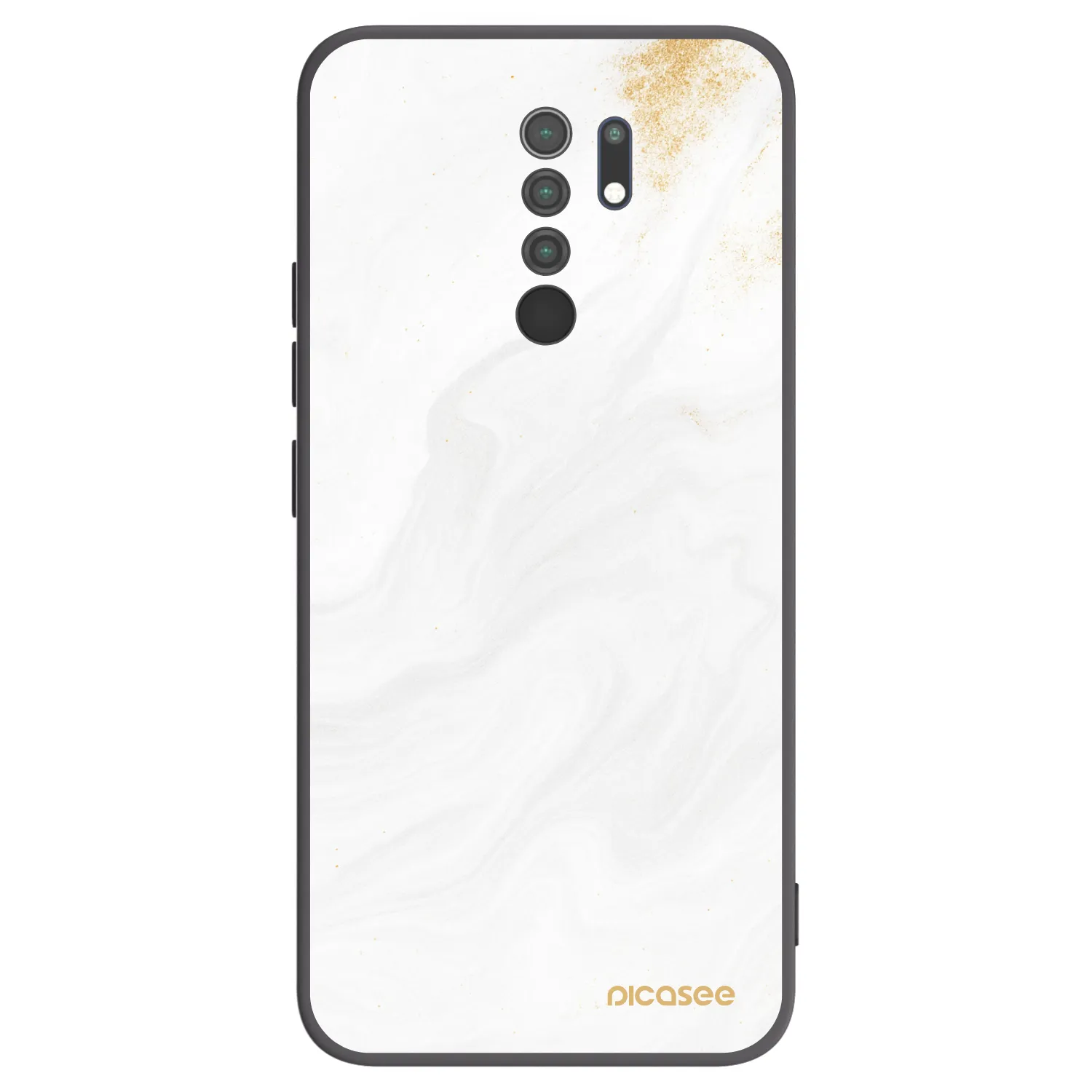 Picasee silikónový čierny obal pre Xiaomi Redmi 9 - White