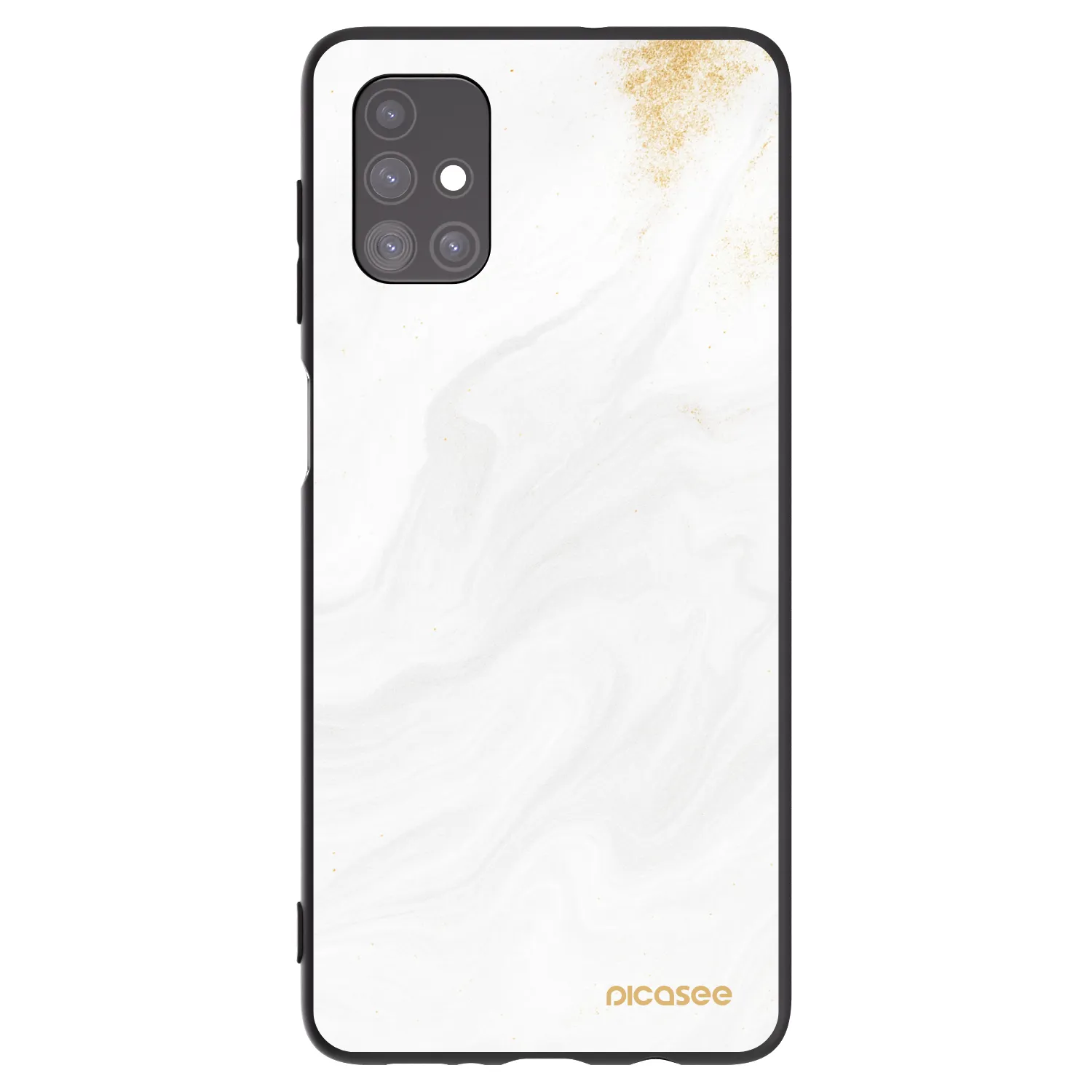 Picasee silikónový čierny obal pre Samsung Galaxy M51 M515F - White