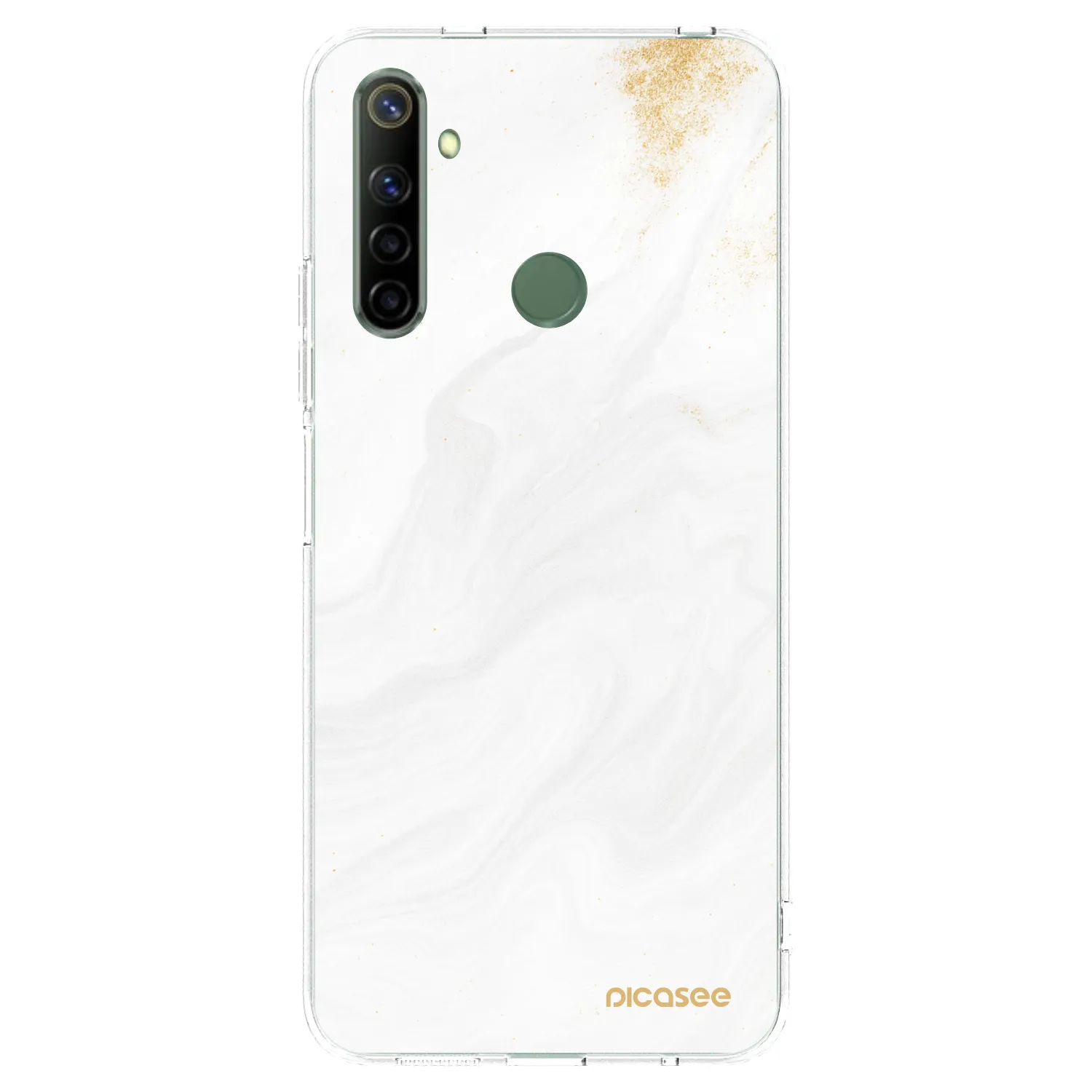 Picasee silikónový prehľadný obal pre Realme 6i - White
