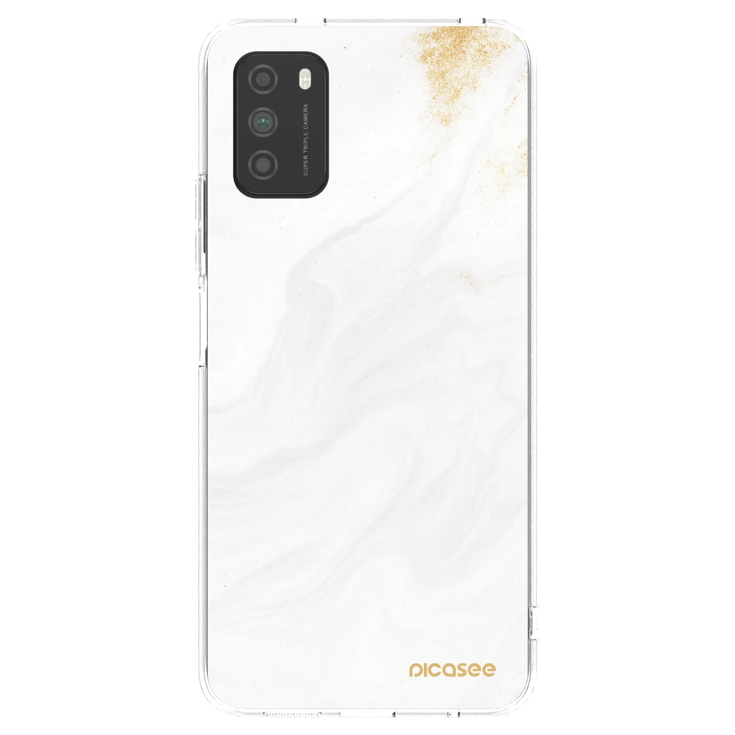 Picasee silikónový prehľadný obal pre Xiaomi Poco M3 - White