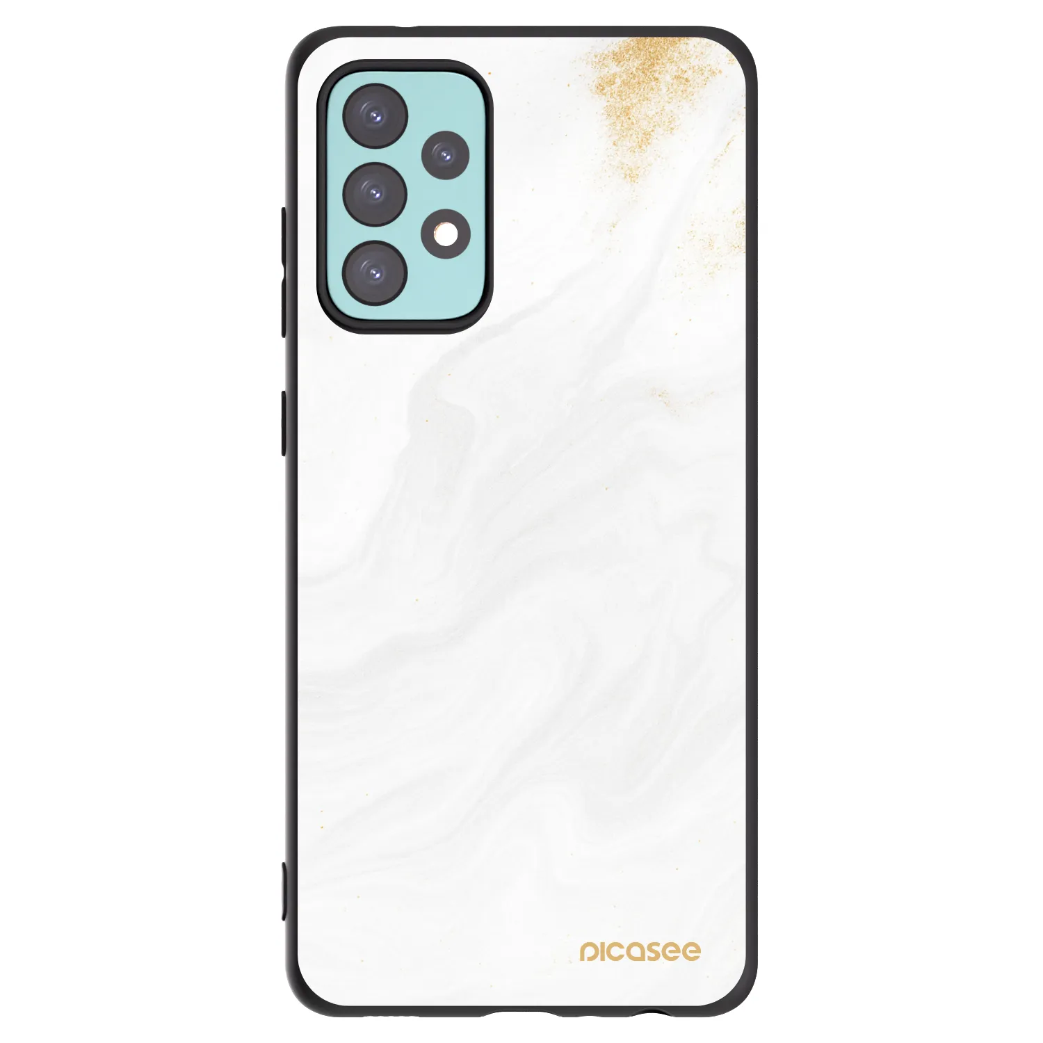 Picasee silikónový čierny obal pre Samsung Galaxy A72 A725F - White