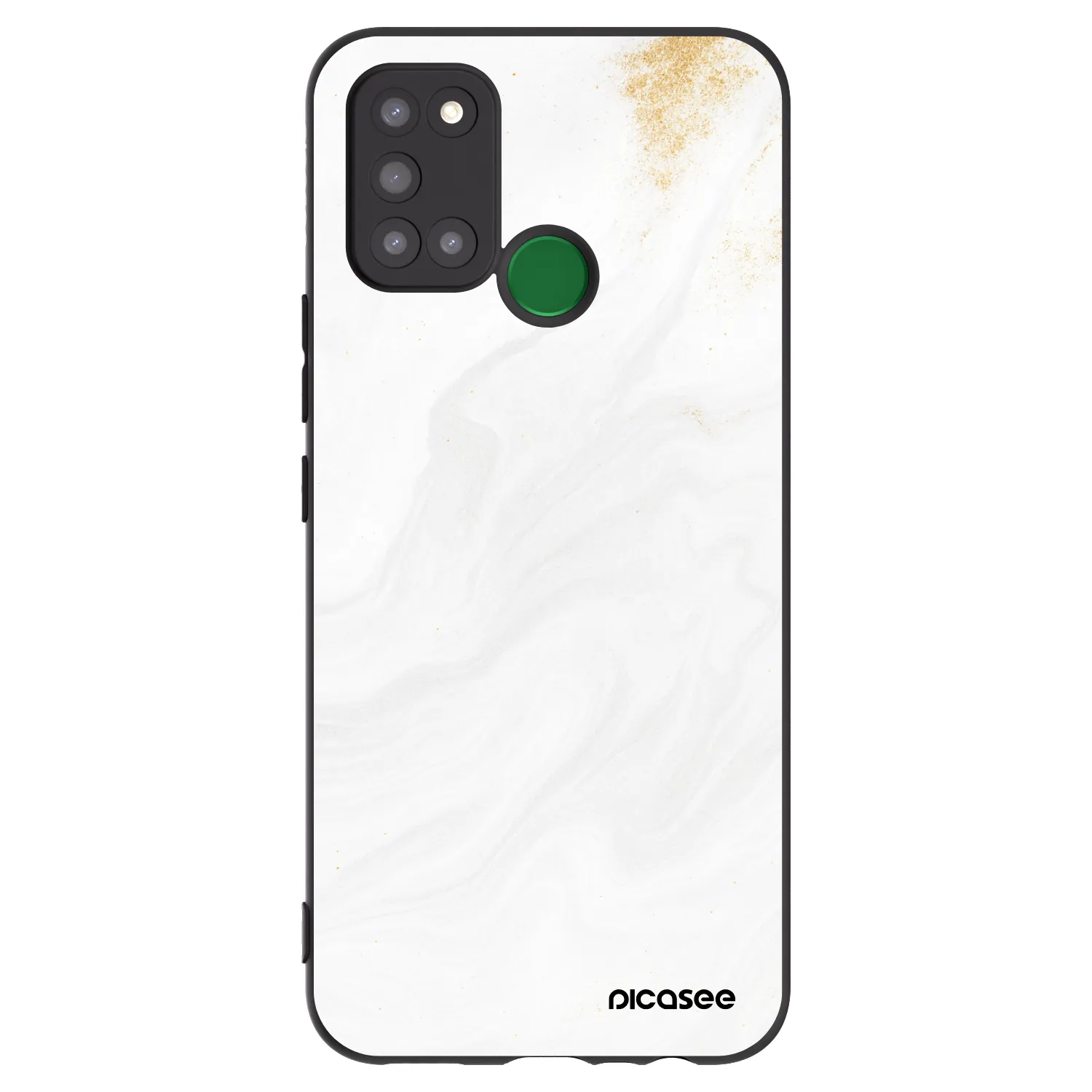 Picasee silikónový čierny obal pre Realme 7i - White