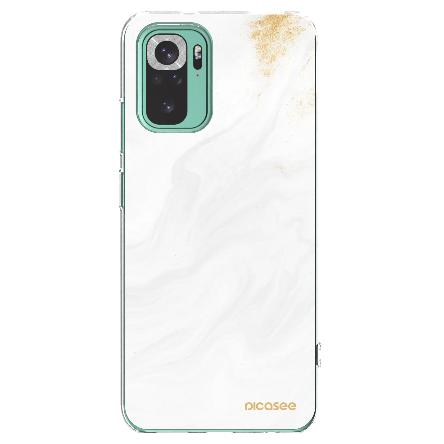 Picasee silikónový prehľadný obal pre Xiaomi Redmi Note 10 Pro - White