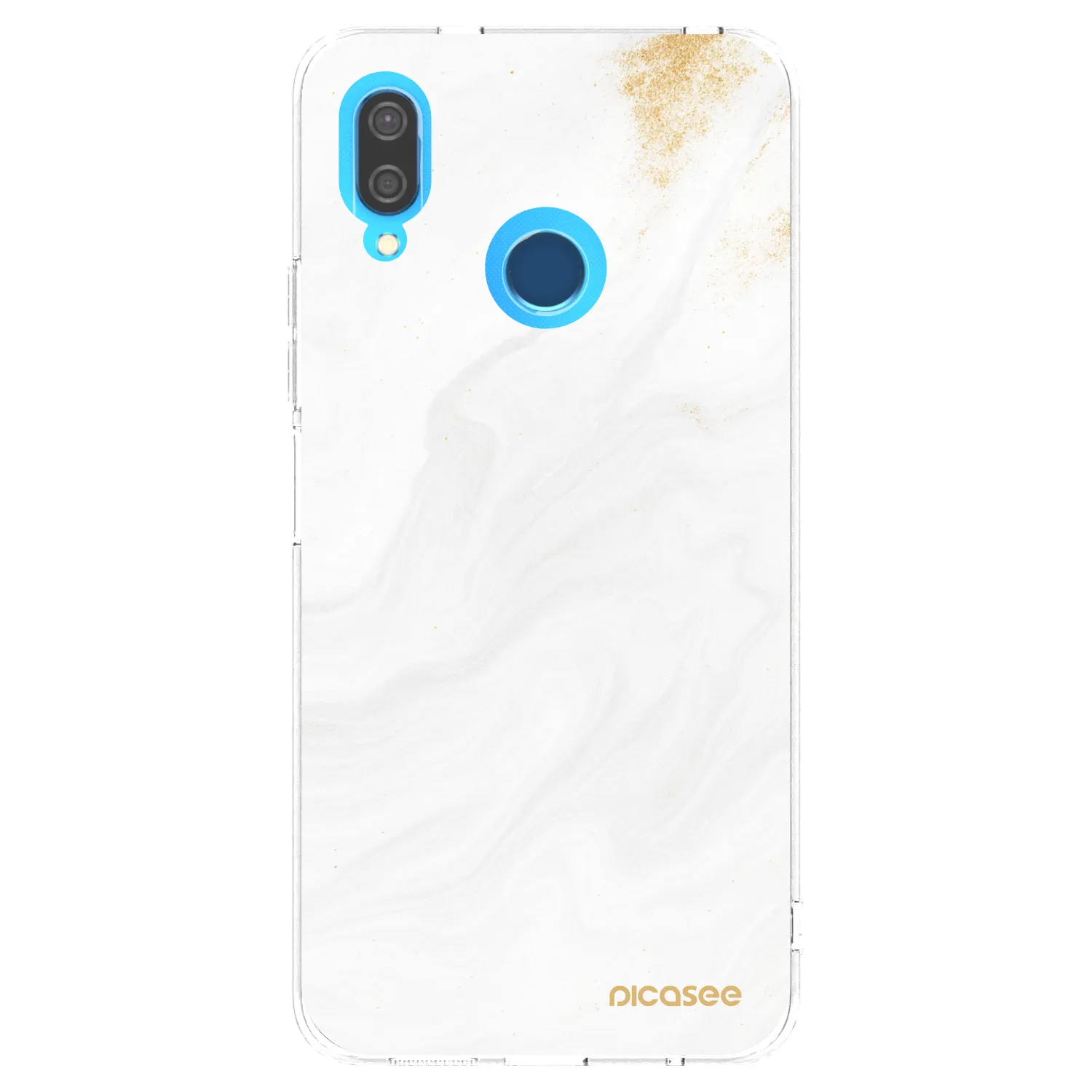 Picasee silikónový prehľadný obal pre Huawei P20 Lite - White