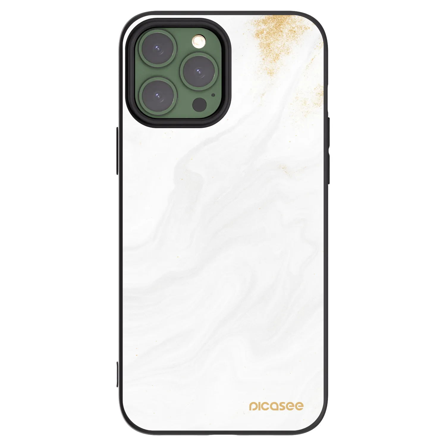 Picasee silikónový čierny obal pre Apple iPhone 13 Pro Max - White