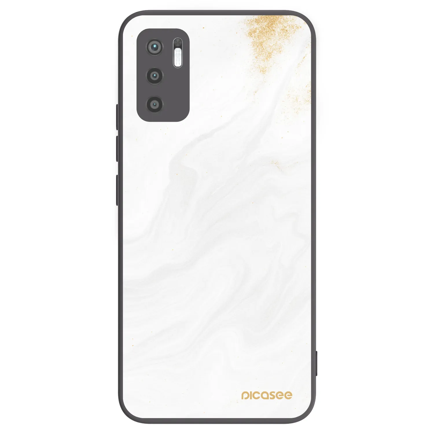 Picasee silikónový čierny obal pre Xiaomi Redmi Note 10 5G - White