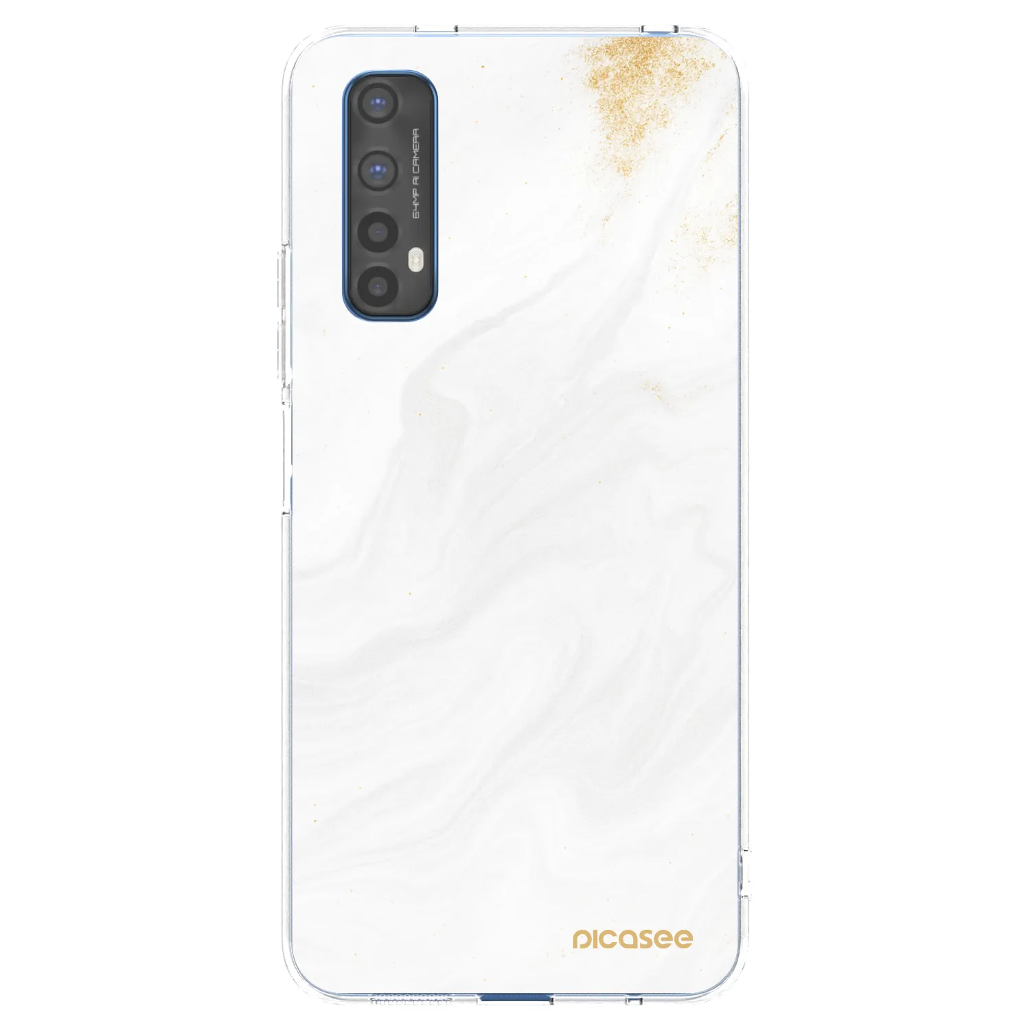 Picasee silikónový prehľadný obal pre Realme 7 - White
