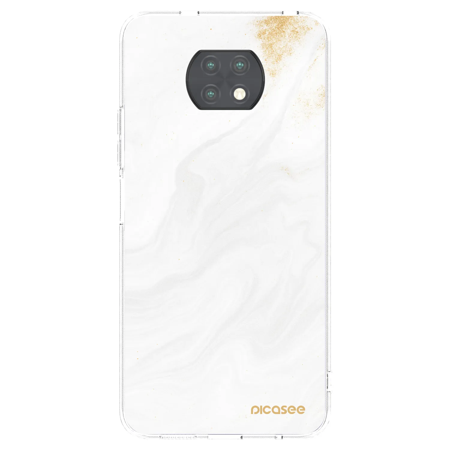 Picasee silikónový prehľadný obal pre Xiaomi Redmi Note 9T - White