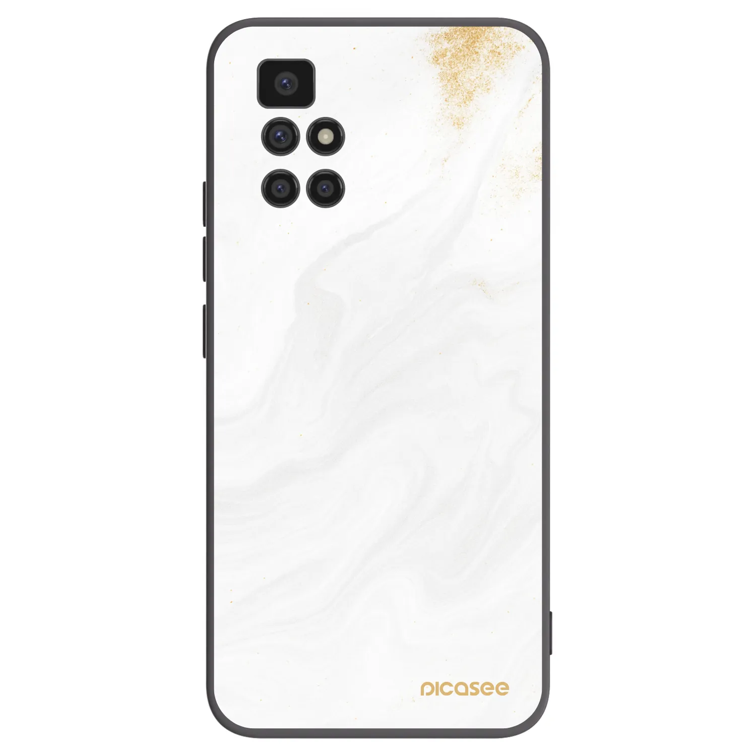 Picasee silikónový čierny obal pre Xiaomi Redmi 10 - White