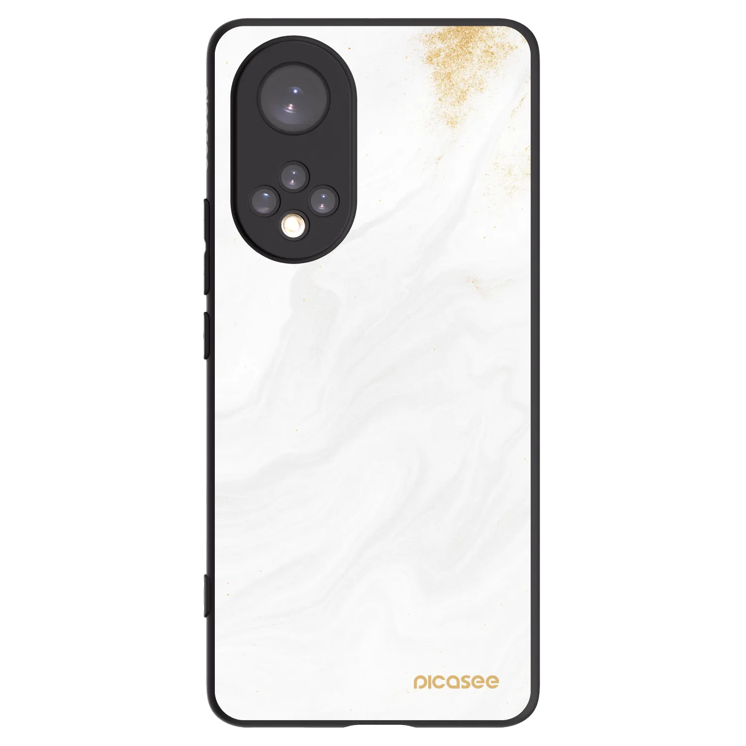 Picasee silikónový čierny obal pre Honor 50 5G - White