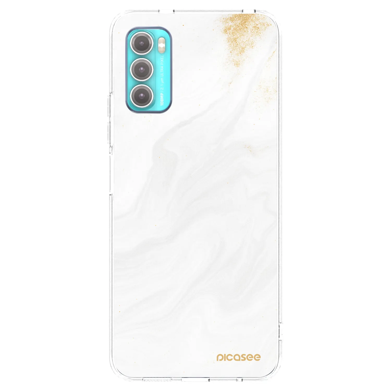 Picasee silikónový prehľadný obal pre Motorola Moto G60 - White
