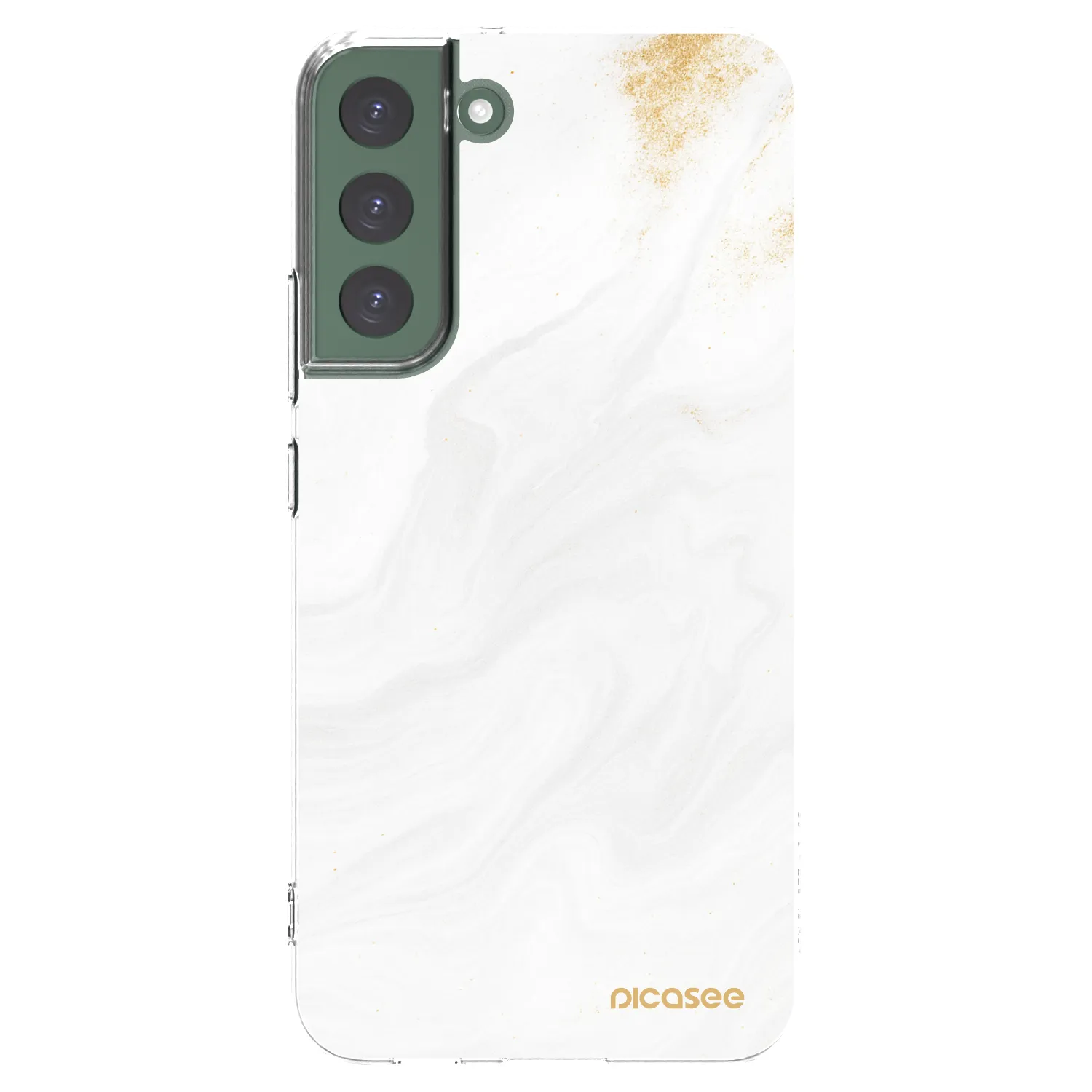 Picasee silikónový prehľadný obal pre Samsung Galaxy S22+ 5G - White
