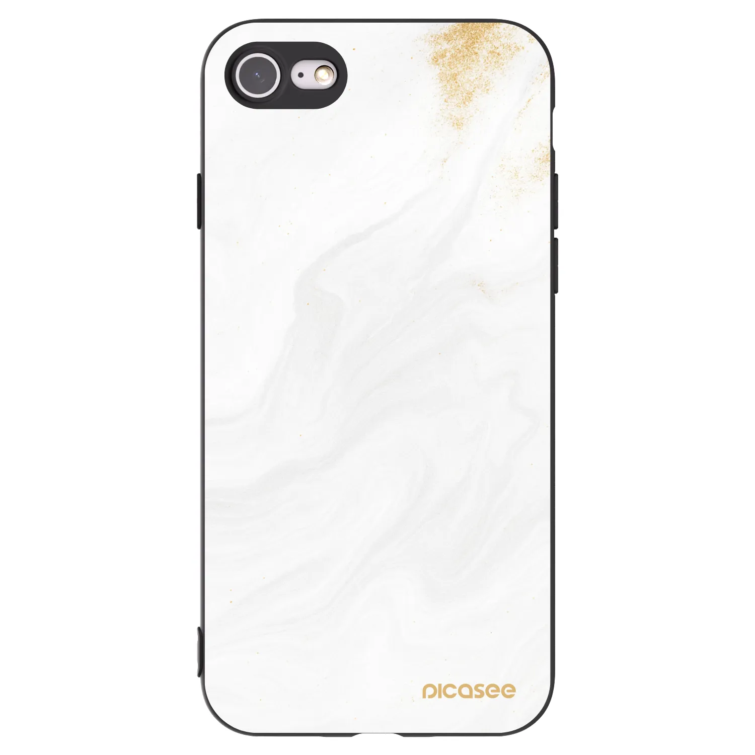 Picasee silikónový čierny obal pre Apple iPhone SE 2022 - White