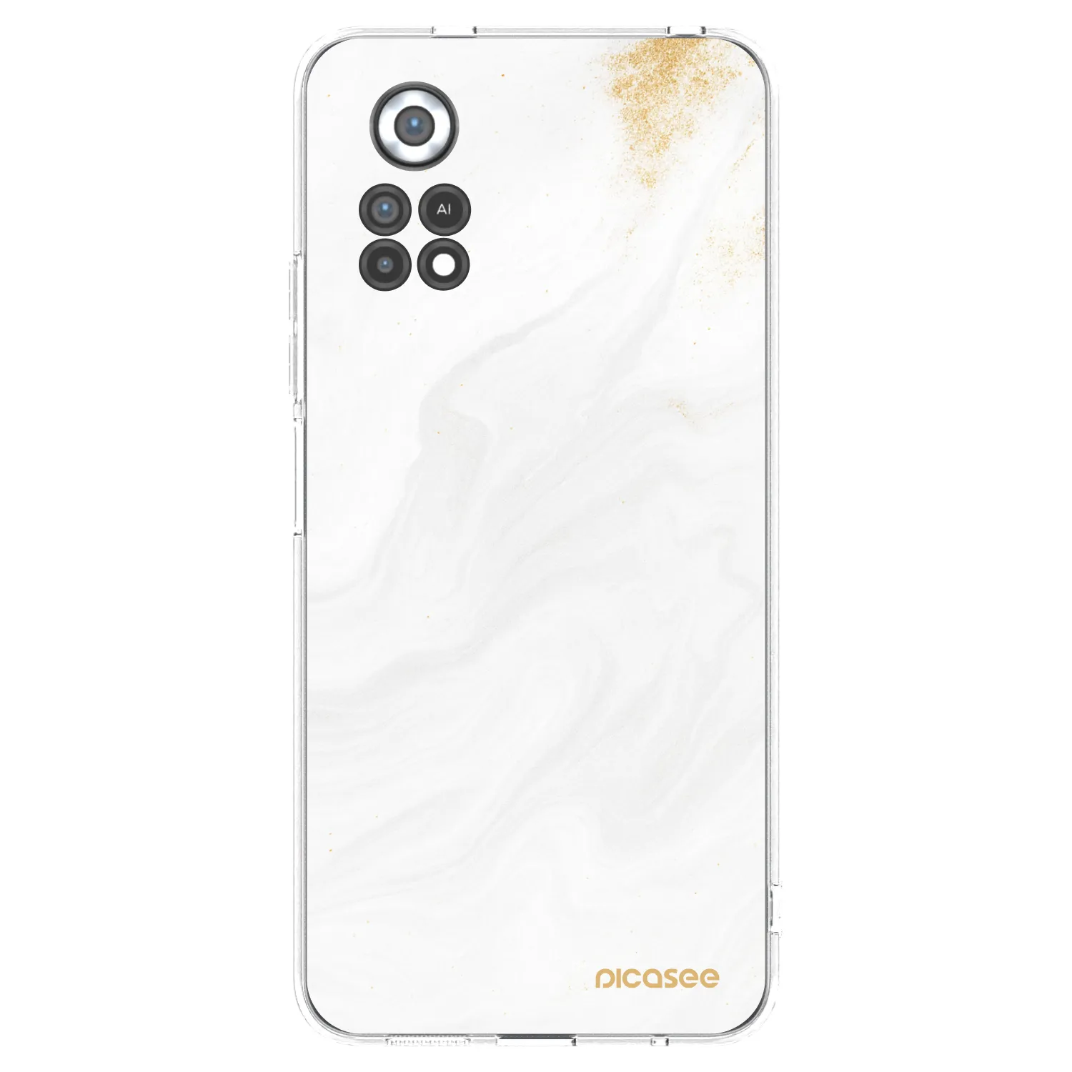 Picasee silikónový prehľadný obal pre Xiaomi Poco X4 Pro 5G - White