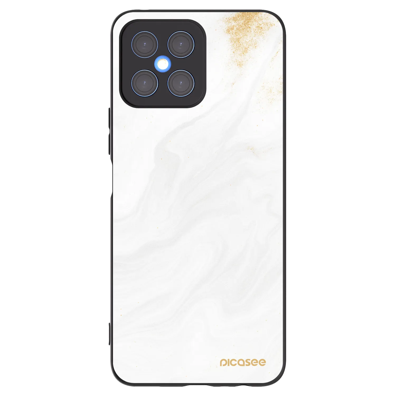 Picasee silikónový čierny obal pre Honor X8 4G - White