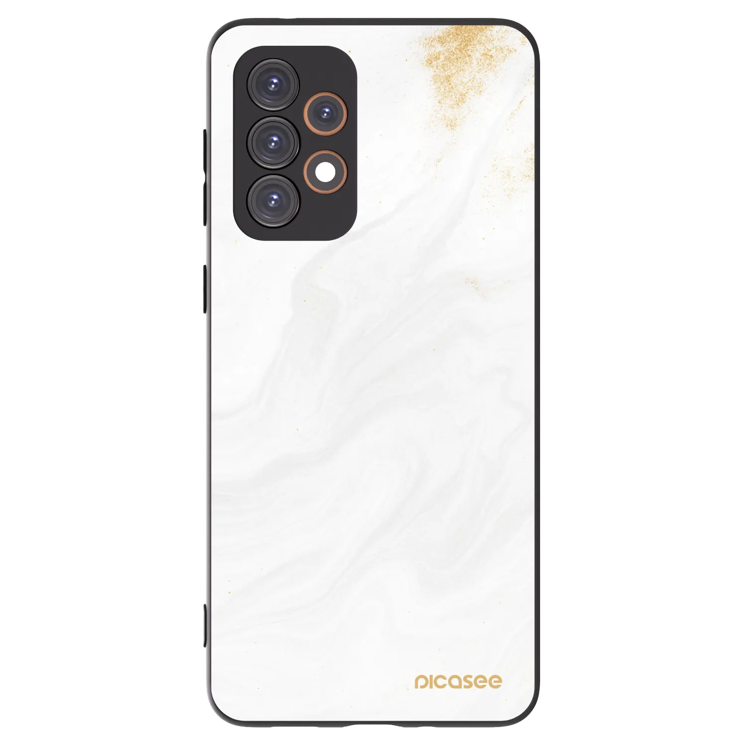 Picasee silikónový čierny obal pre Samsung Galaxy A33 5G A336 - White