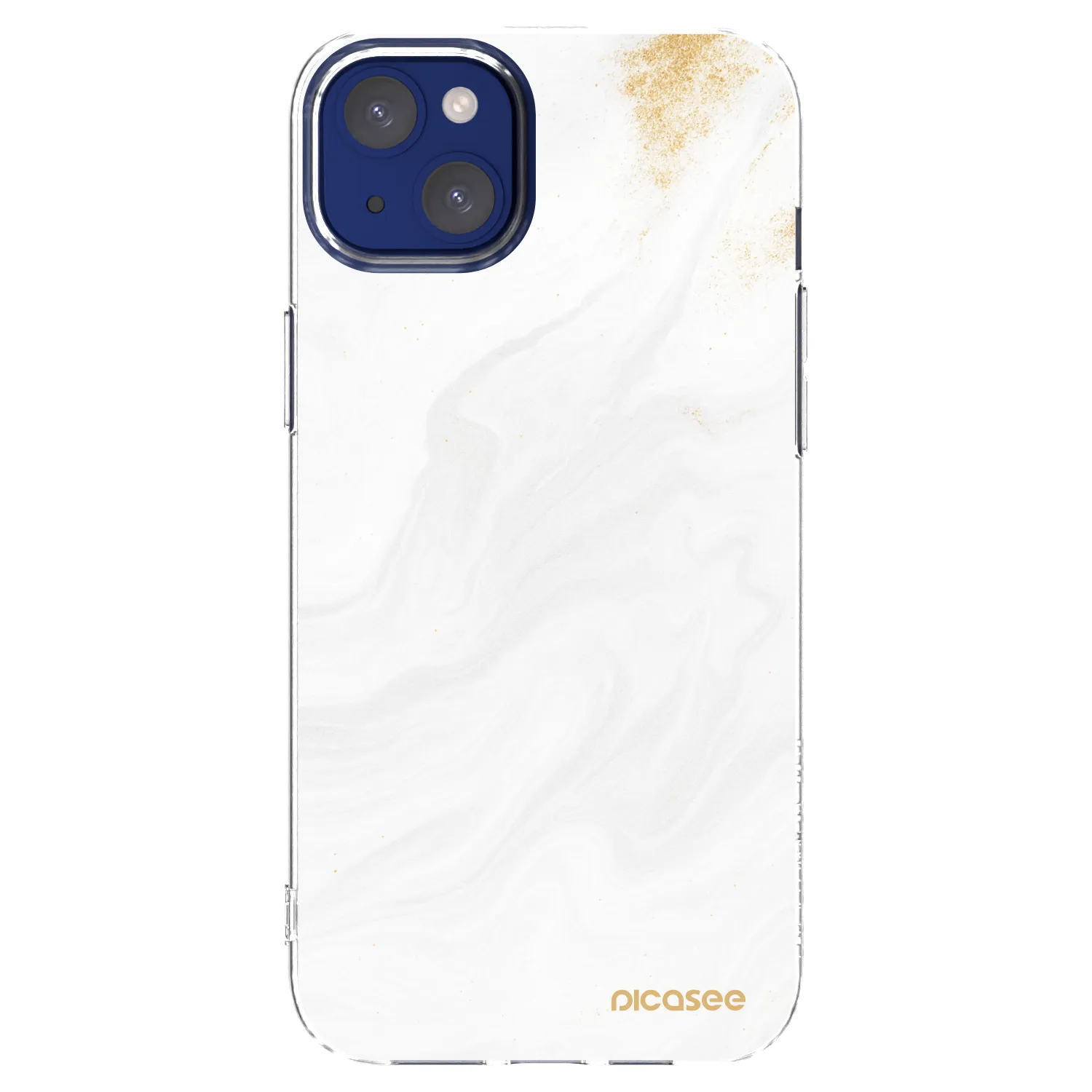 Picasee silikónový prehľadný obal pre Apple iPhone 14 Plus - White